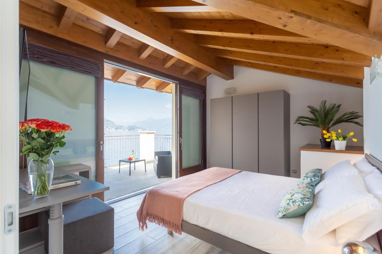 Dream Lake Apartments Lake View - Private Beach By Rent All Como Lezzeno Esterno foto